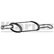 Глушитель выхлопных газов конечный KLARIUS купить