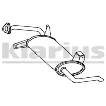 Глушитель выхлопных газов конечный KLARIUS купить