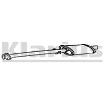 Средний глушитель выхлопных газов KLARIUS купить