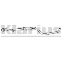 Средний глушитель выхлопных газов KLARIUS купить