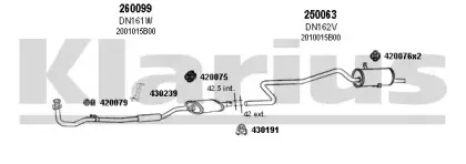 Система выпуска ОГ KLARIUS купить