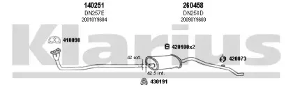 Система выпуска ОГ KLARIUS купить