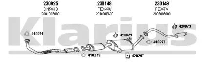 Система выпуска ОГ KLARIUS купить