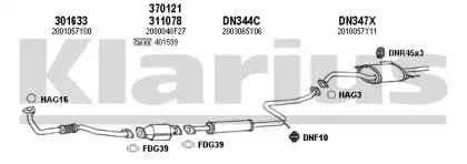 Система выпуска ОГ KLARIUS купить