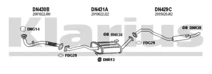 Система выпуска ОГ KLARIUS купить