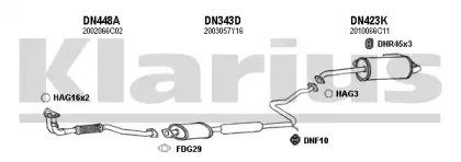 Система выпуска ОГ KLARIUS купить