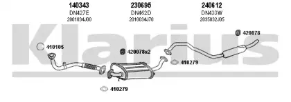 Система выпуска ОГ KLARIUS купить
