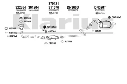 Система выпуска ОГ KLARIUS купить