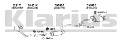 Система выпуска ОГ KLARIUS купить