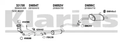 Система выпуска ОГ KLARIUS купить