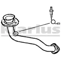 Труба выхлопного газа KLARIUS купить