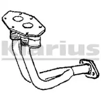 Труба выхлопного газа KLARIUS купить