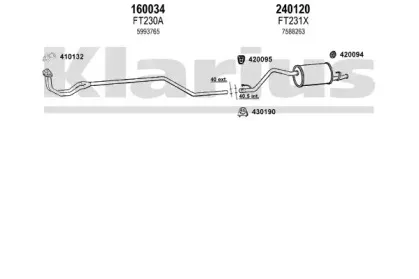Система выпуска ОГ KLARIUS купить