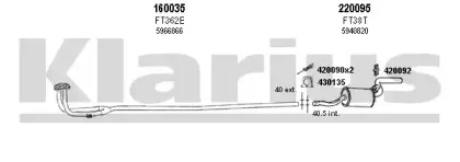 Система выпуска ОГ KLARIUS купить