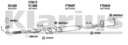 Система выпуска ОГ KLARIUS купить