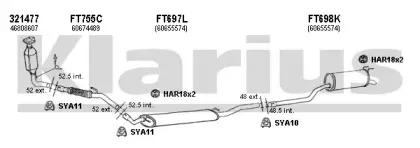 Система выпуска ОГ KLARIUS купить