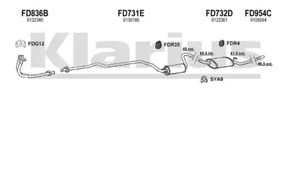 Система выпуска ОГ KLARIUS купить