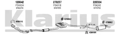 Система выпуска ОГ KLARIUS купить