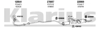 Система выпуска ОГ KLARIUS купить