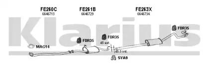 Система выпуска ОГ KLARIUS купить