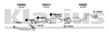 Система выпуска ОГ KLARIUS купить