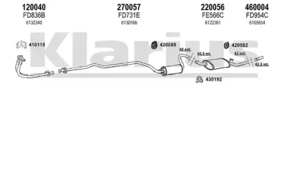 Система выпуска ОГ KLARIUS купить