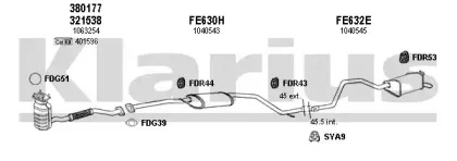 Система выпуска ОГ KLARIUS купить