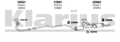 Система выпуска ОГ KLARIUS купить