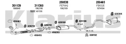 Система выпуска ОГ KLARIUS купить