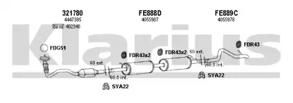 Система выпуска ОГ KLARIUS купить
