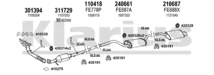 Система выпуска ОГ KLARIUS купить