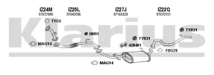 Система выпуска ОГ KLARIUS купить