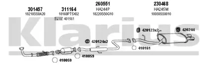 Система выпуска ОГ KLARIUS купить