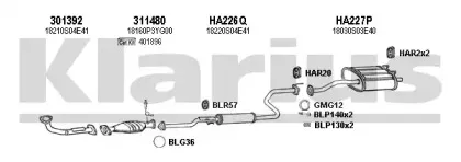 Система выпуска ОГ KLARIUS купить