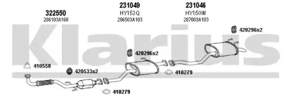 Система выпуска ОГ KLARIUS купить