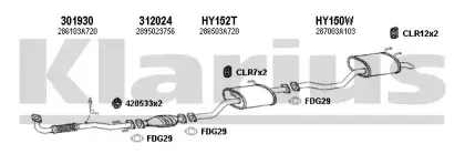 Система выпуска ОГ KLARIUS купить