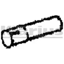 Труба выхлопного газа KLARIUS купить