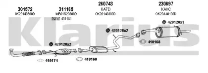 Система выпуска ОГ KLARIUS купить