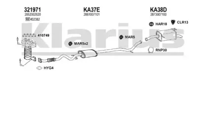 Система выпуска ОГ KLARIUS купить