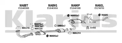 Система выпуска ОГ KLARIUS купить