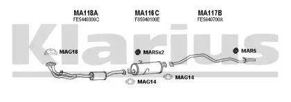Система выпуска ОГ KLARIUS купить