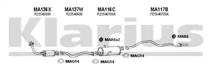 Система выпуска ОГ KLARIUS купить