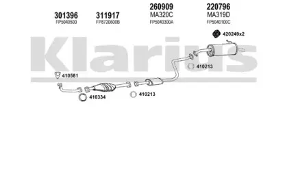 Система выпуска ОГ KLARIUS купить