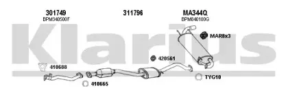 Система выпуска ОГ KLARIUS купить