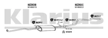 Система выпуска ОГ KLARIUS купить
