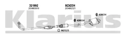 Система выпуска ОГ KLARIUS купить