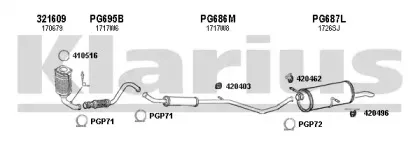 Система выпуска ОГ KLARIUS купить