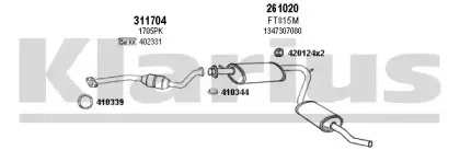 Система выпуска ОГ KLARIUS купить