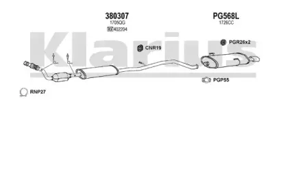 Система выпуска ОГ KLARIUS купить