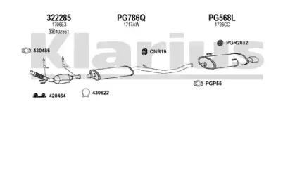 Система выпуска ОГ KLARIUS купить